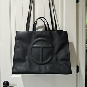 TELFAR Large Shopping Bag - Black